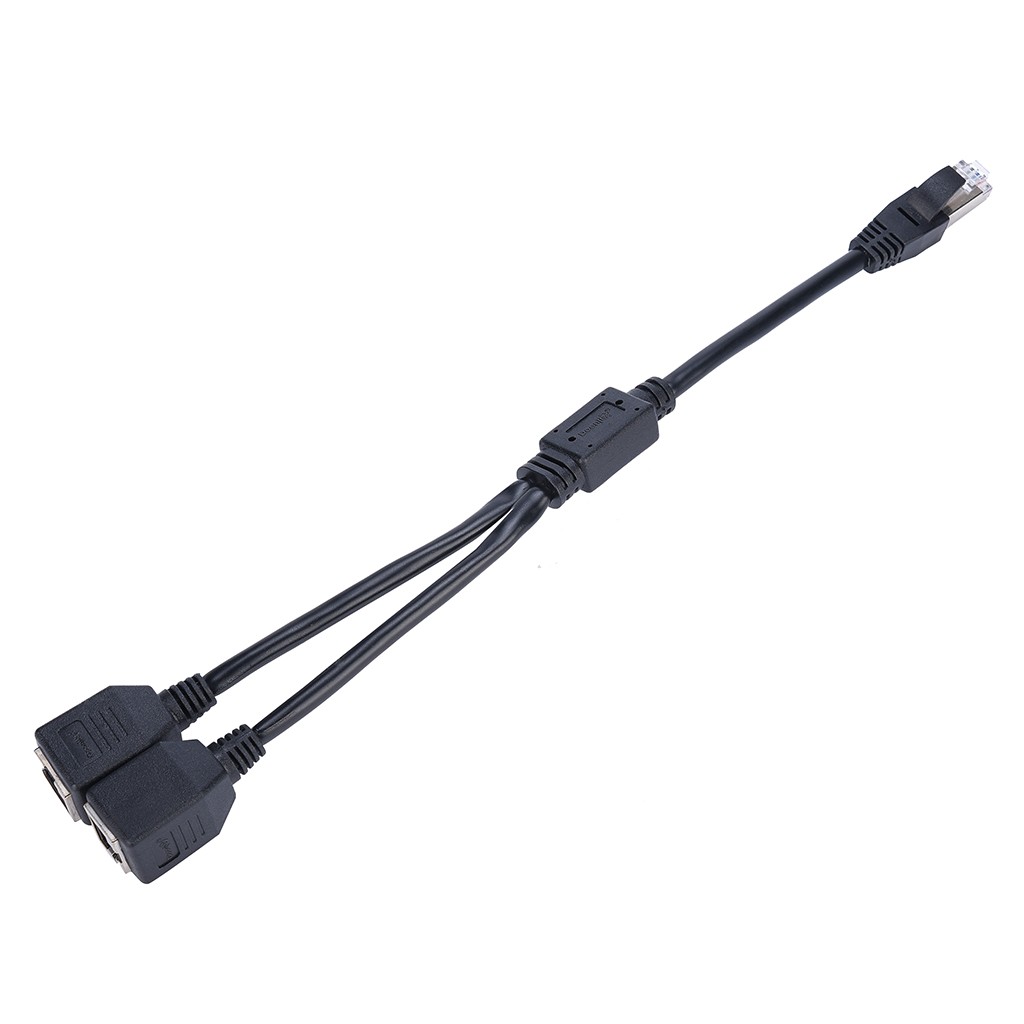 1 do 2 gniazda LAN sieć Ethernet RJ45 rozgałęziacz wtyczek żeńskich Extender złącze adaptera przedłużacze dla routera przełącznik