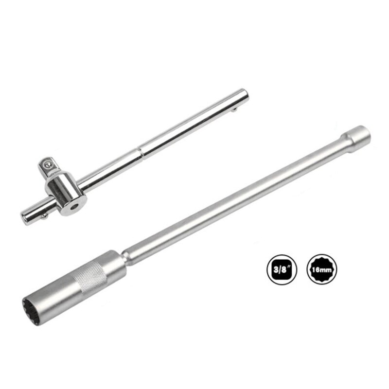 517A 3/8-inch Drive Magnetic Spark Plug Socket Set Universal Joint Removal Tool