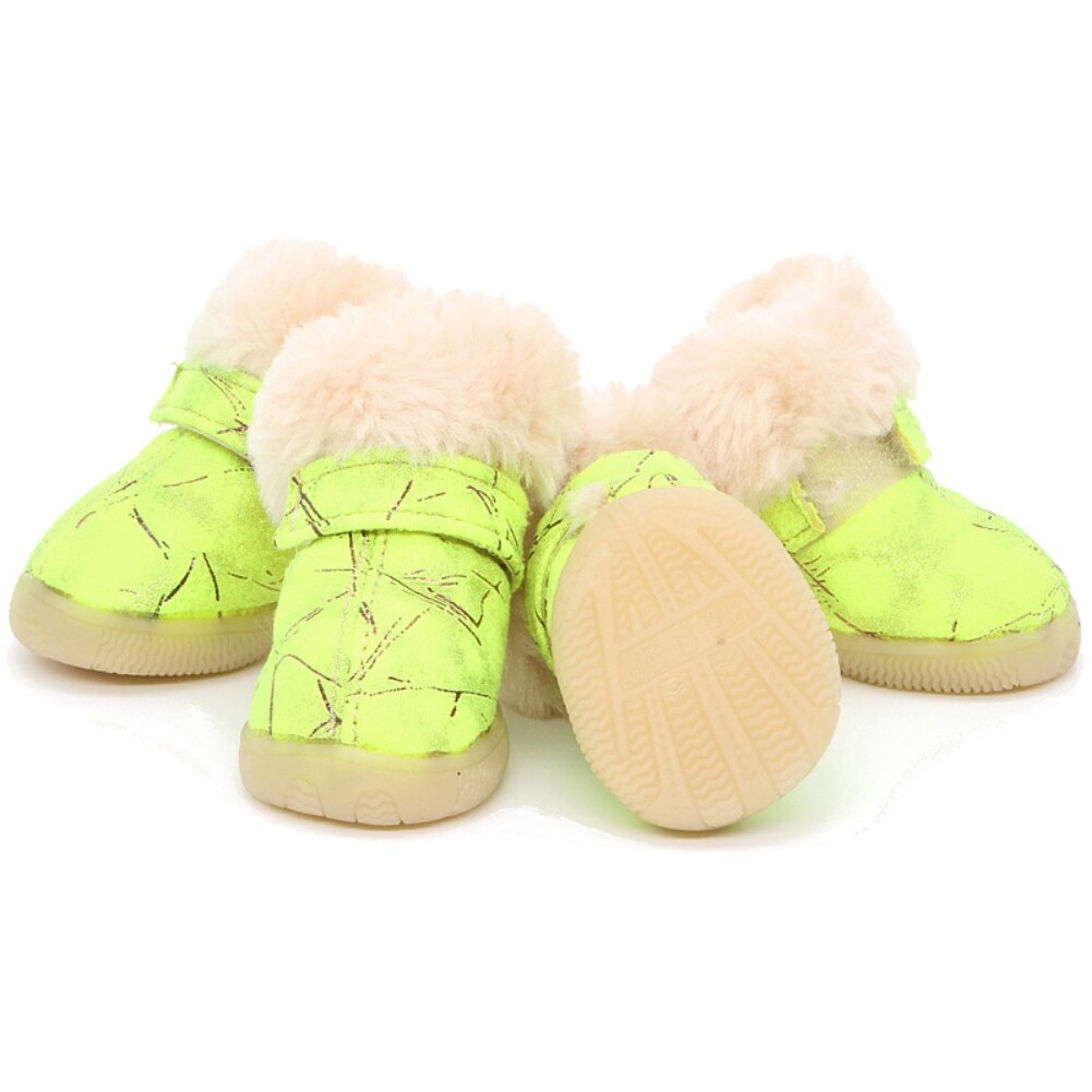 Ciepłe zwierzęta placki kot zimowe buty dla psów antypoślizgowe placki śnieg buty chihuahua Shih Tzu buty Zapatos Perro obuwie dla małych psów: G / 2