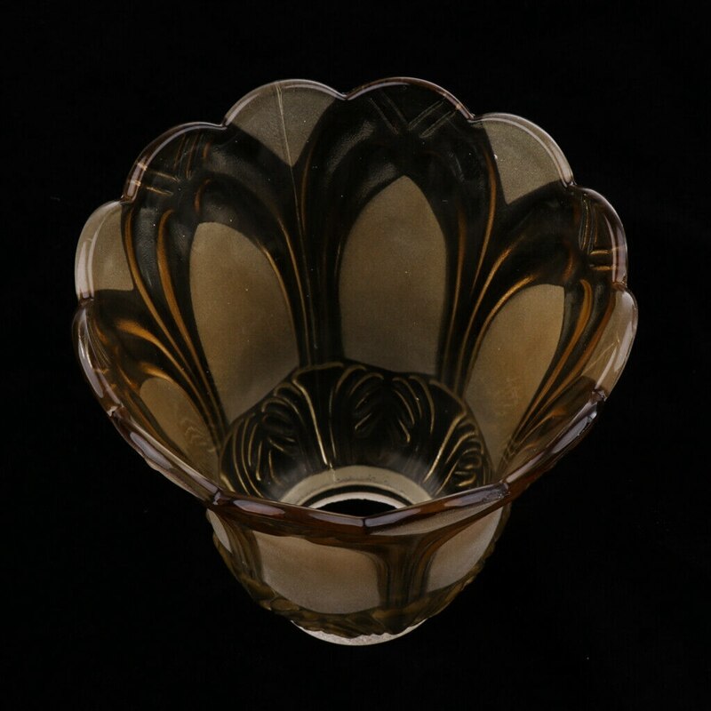 Ceiling Fan Chandelier Frosted and Clear Glass Light Lamp Shade Replacement