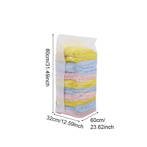 Bequem Vakuum Taschen Transparent Kleidung Quilt Saving Raum Paket Reise Kompression Startseite Organizer Zubehör Liefert: A 60X80X32cm