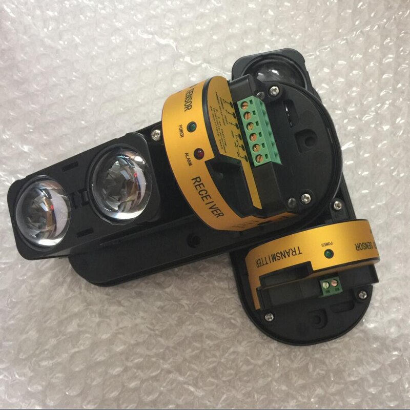 100m 150m OUTDOOR DUAL BEAM PHOTOELECTRIC DETECTOR/2 IR Beam Infrared Barrier Detector Home Yard Window Gate Alarm System