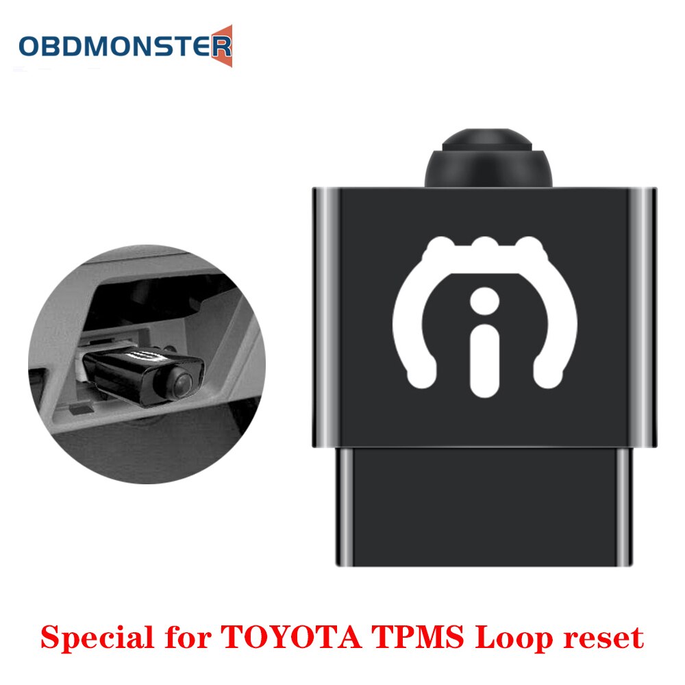 TPM50 for Toyota Lexus Scion TPMS Loop Reset Tire Pressure Monitoring System Unlock Tool OBD2 Scanner Help Write IDs