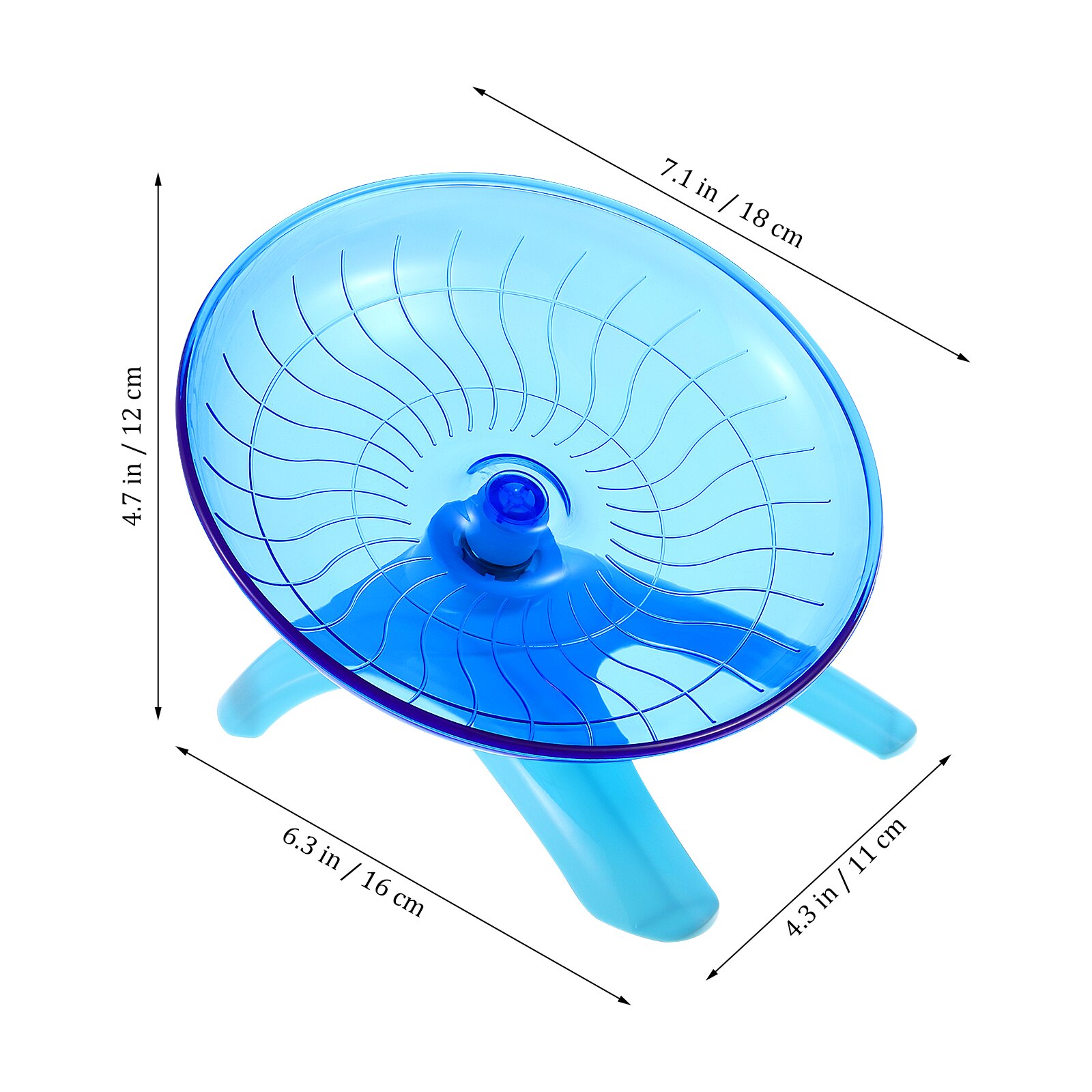 Balacoo Flying Saucer Hamster Silent Running Exercise Wheel Pet