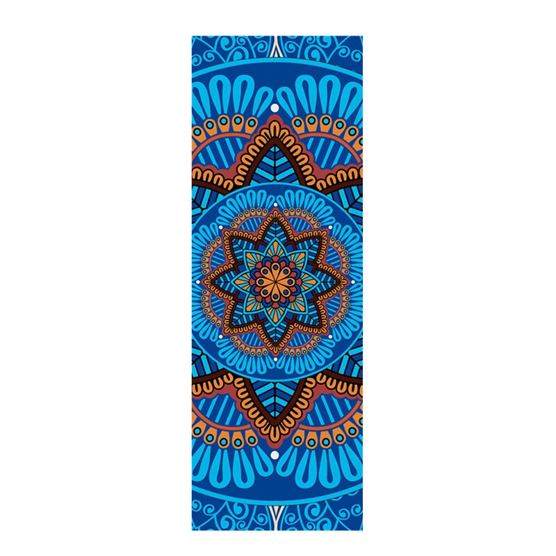 Yoga Mat - 183x61cm - 6mm Thick - Non-Slip Suede - Portable Fitness Blanket