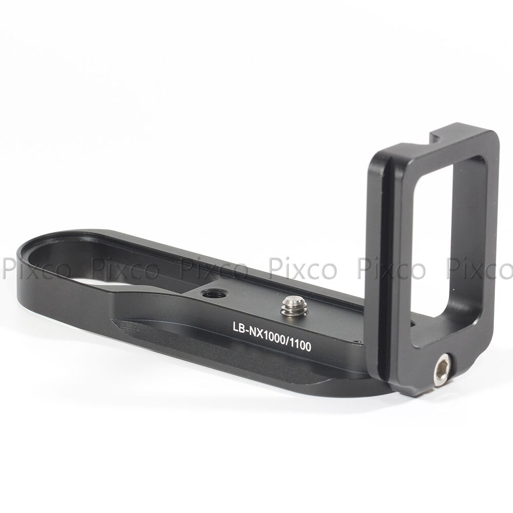 Pixco NX1000 NX1100 Pro Vertical Tipo L Suporte Tripé Quick Release Placa Base Pega Para Samsung NX1000 NX1100