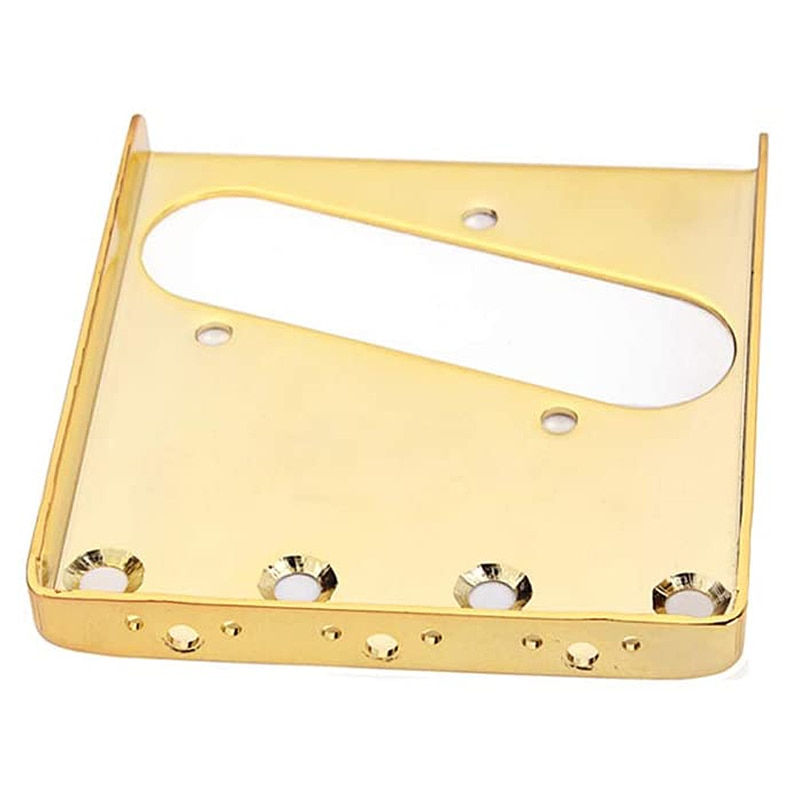 Placa de puente de guitarra para guardabarros Telecaster, pastilla de guitarra eléctrica, accesorios de repuesto (oro) 85,5mm