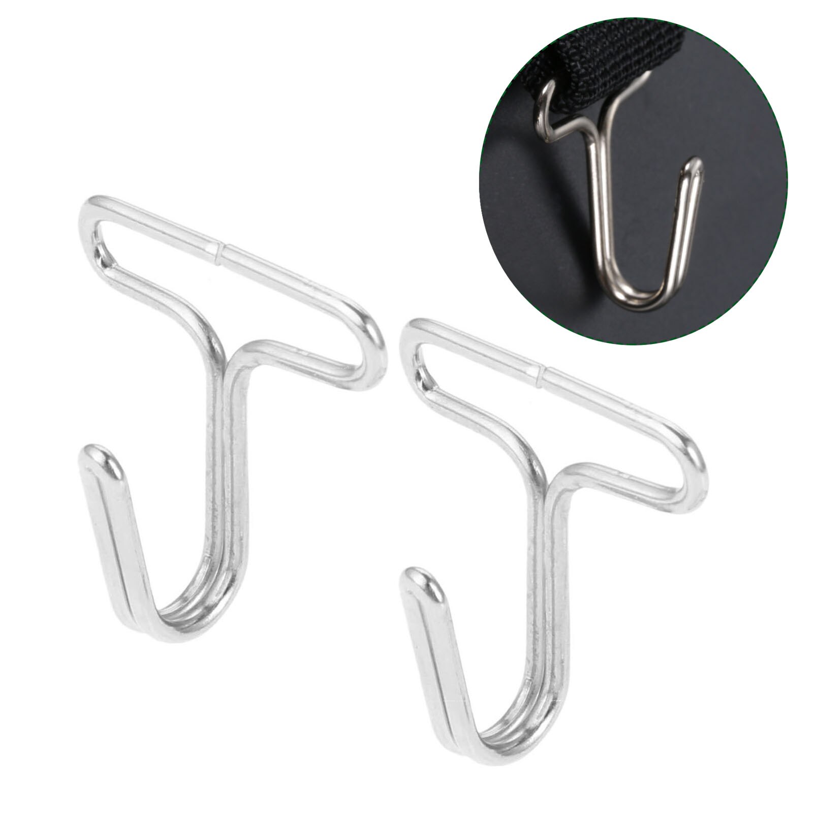 10 stücke Dreieck Riemen S Haken Auto Sitzkissen Haken Feste Dusche Vorhang Klebstoff Zauberstab Haken Für Hängen Auto Teile 31*25mm