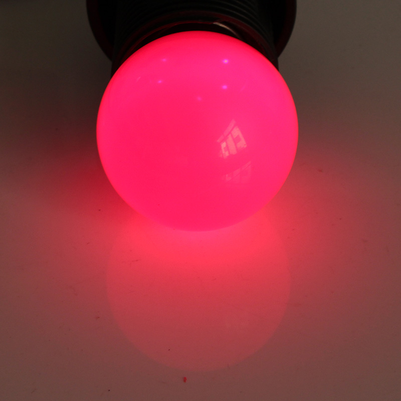 1pcs Lampade Led Bulb B22 Mini Colorful 12 24 V Volt 110V 220v 1W G45 Decorative Christmas Night Light 12V 24V Home Lamp: Red / Red