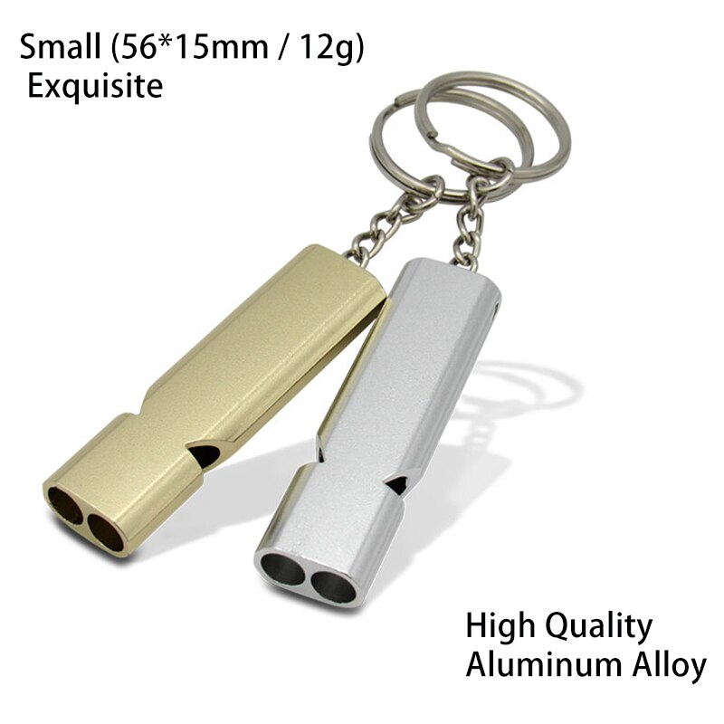 Ultrasound Aluminium Training Fluitje Voor Vogel Hond Eagle Fluitje Dual-Gat