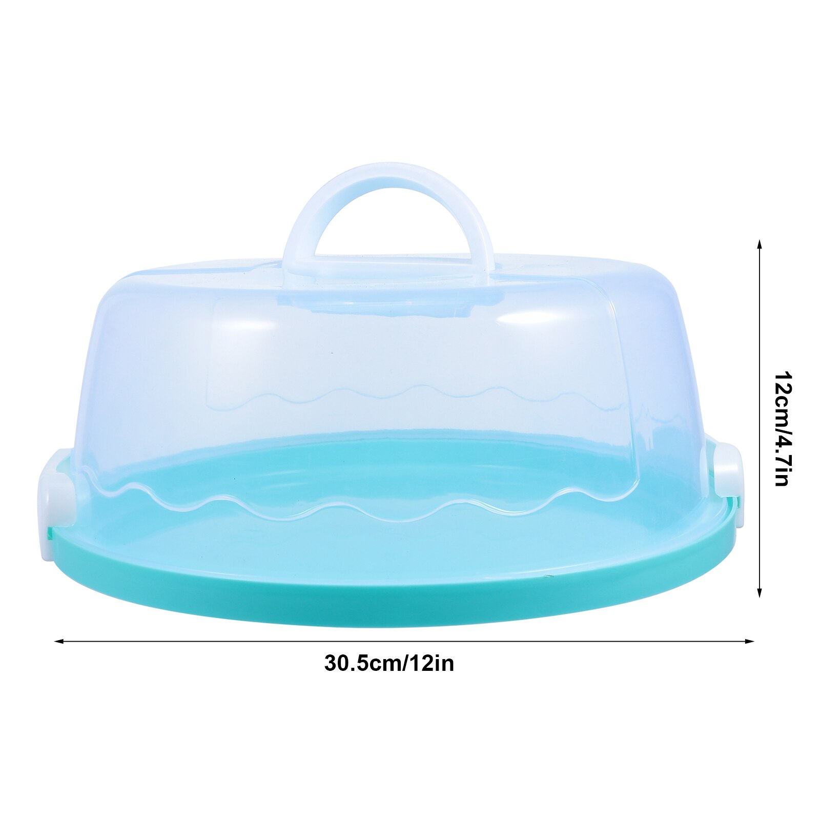 10inch Transparent Cake Box Portable Handheld Cake Package Food Storage Case Fresh Keeping Container Birthday Baking Supplies