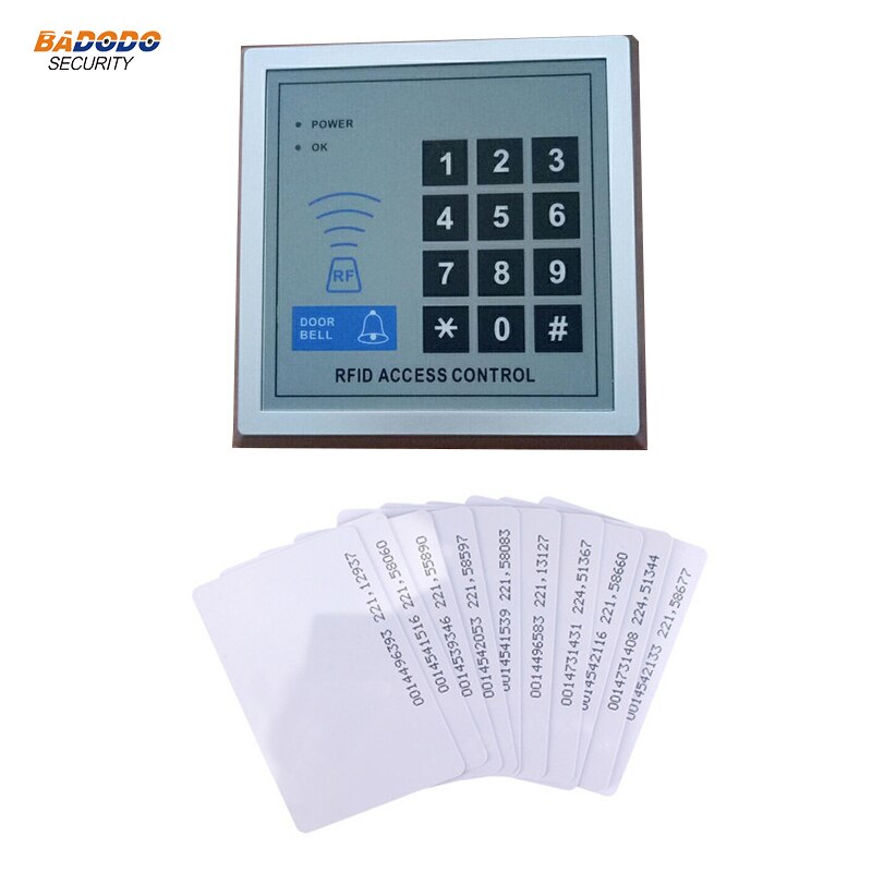 RFID 125KHz Proximity Entry Door Lock Access Control System ID card Capacity 2000 cards home security