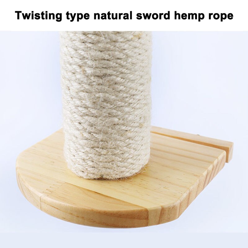 Sisal Wall-Mounted Cat Scratching Post On The Wall Cage For Cats Climbing Play Cat Wall Furniture Kitten Scratchers Board Toys