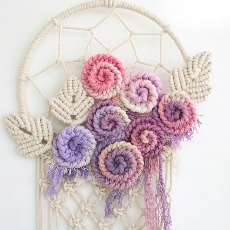 Cordón de Navidad para macramé, 3mm, 100m, cordón de macramé de color de 3 capas, cuerda de algodón suave trenzada de Triple hebra, 100% algodón, Macram DIY