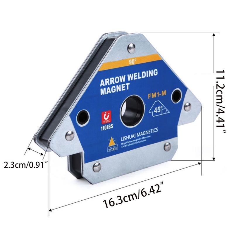Single Switch Square Magnet On/Off Multi-angle FM1 Welding Magnetic Holder Tools A9LB