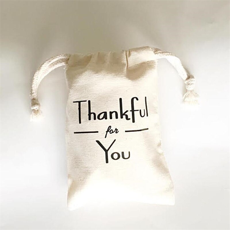 birthday party table decoration bag personalize welcome bags thank you bag cotton Drawstring bag hangovers Recovery Kit bag