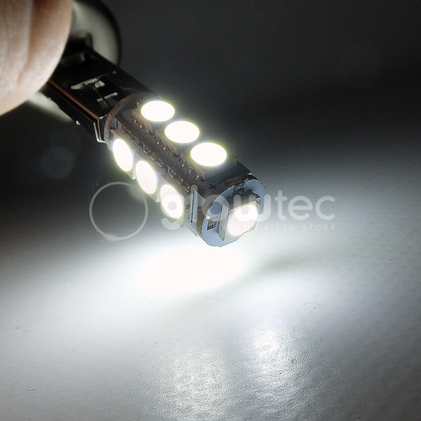 2pcs H1 13SMD LED 6000K Car Auto 13 LED SMD White Head Fog Headlight Light Bulb 12V GLOWTEC