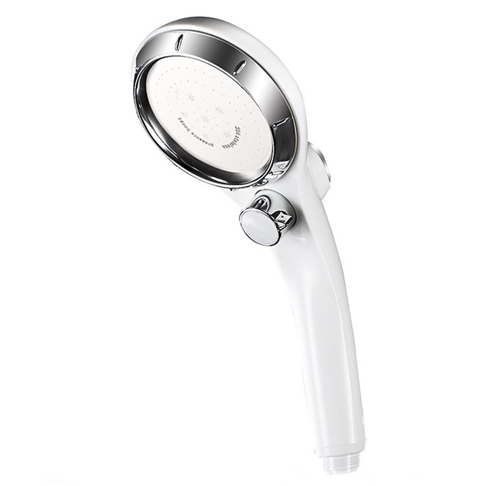Aanpassen Hoge Druk Douchekop Waterbesparende Sproeikop Badkamer Kranen Hand Held Rain Douchekop Douchestraal: white