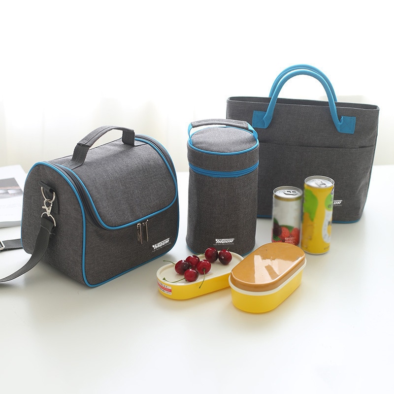 Thermal Insulation Cooler Lunch Bag Picnic Bento Box Fresh Keeping Ice Pack Food Fruit Container Storage Accessory Supply Stuff