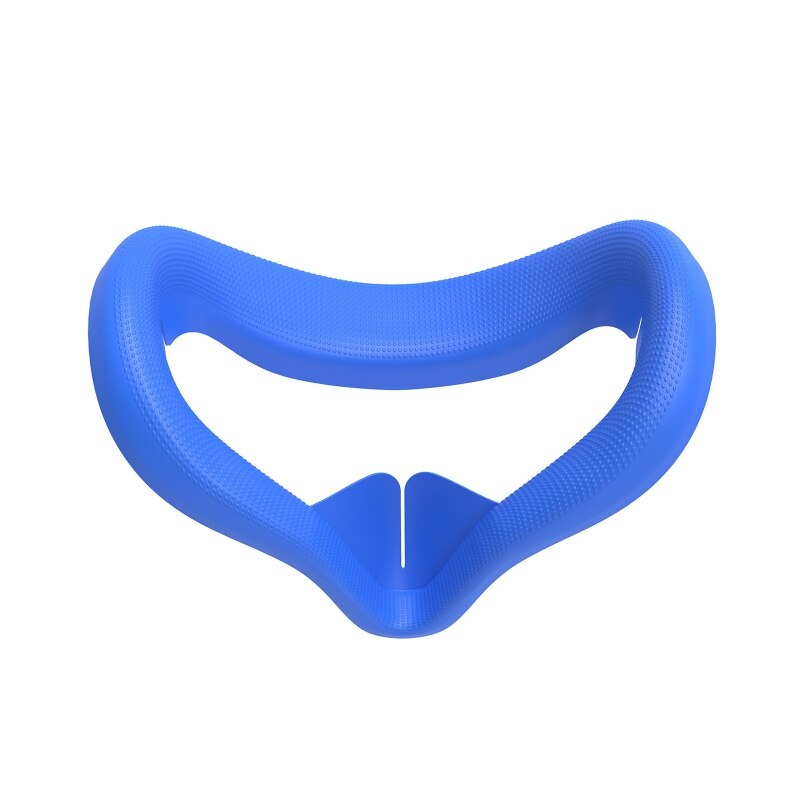 for oculus Quest 2 VR Headset Soft Silicone Eye Mask Cover Pad Eye Cover Q39D: Blue