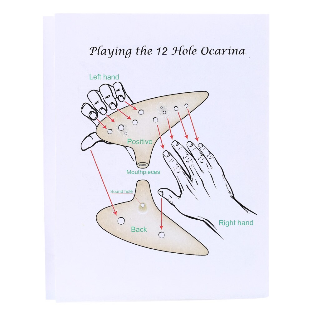 Okarina 12 Löcher Holz Ocarina Alto C Ton Ocarina Für Anfänger Kinder Musikinstrument Instrumente Mit Tasche Kazoo