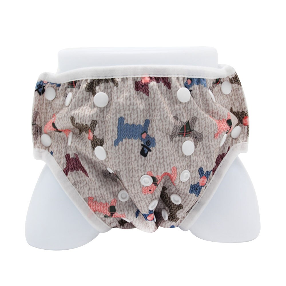 Toddler Training Swimming Diaper Leakproof Reusable Adjustable Nappy Swimwear Swimsuit Pool Pant: D