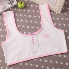 Lovely Baby Girls Tanks Printing Underwear Bra Vest Cotton Children Underclothes Sport Undies Camisoles 1220