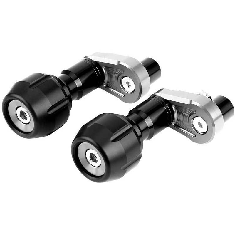 Crash slider ram kåpa skydd crash slider fallskydd för kawasaki ninja 400 ( silver)