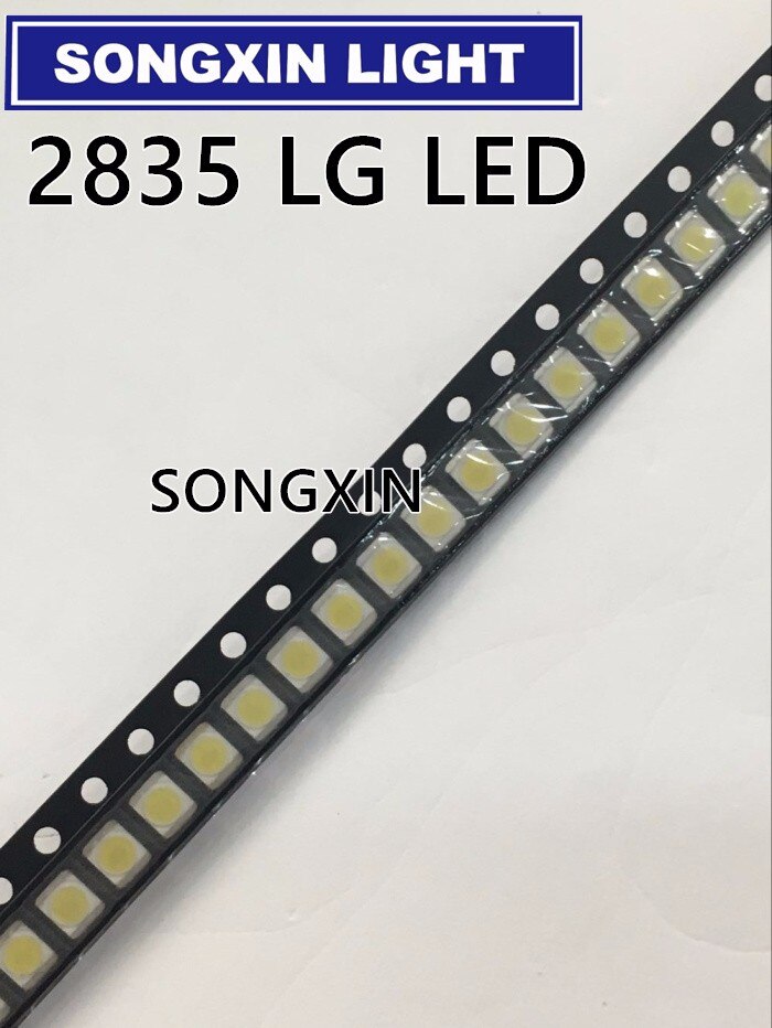 Retroiluminación LED LG Innotek, 110 Uds., 1210 3528 2835 1W 100LM, iluminación LCD trasera para TV, aplicación de televisión