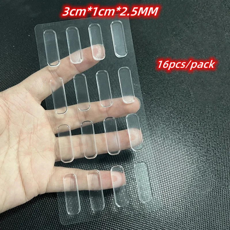 Transparante Zachte Siliconen Deurstopper Bumper Mute Stickers Wandbescherming Uitlaatdemper Deurstopper Meubels Anti-Crash Pad: GRIJS