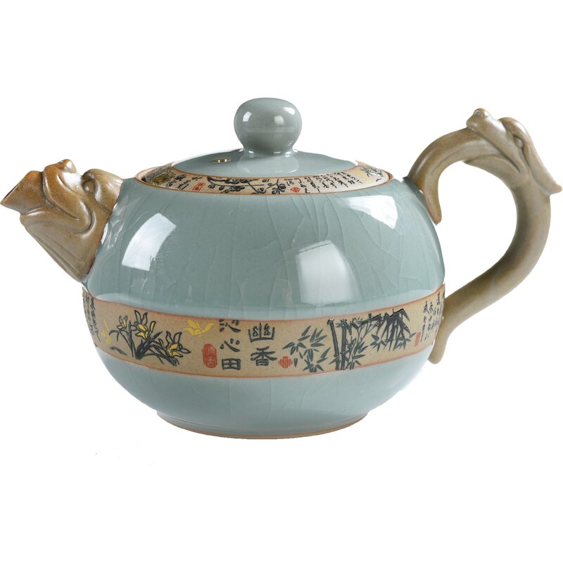 Chinese ceramic teapot simple teacup tea ceremony tea set household Chinese tea coffee tea set