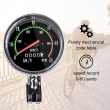 Waterdichte Fiets Snelheidsmeter Analoge Mechanische Kilometerteller Met Hardware Fietsen Stopwatch Voor Algemene 26/27.5/28/29 Inch Fiets