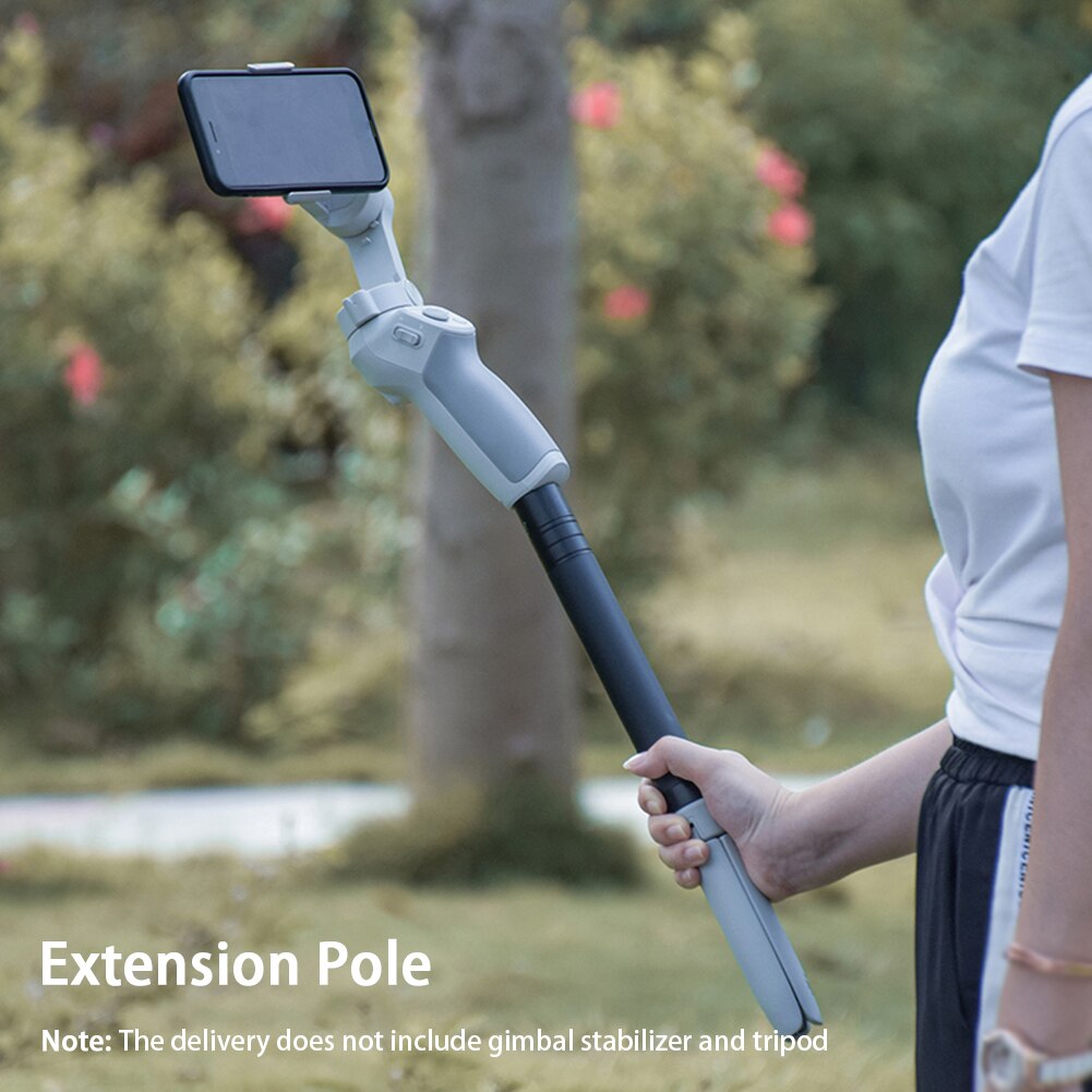 Adjustable Gimbal Extension Pole Portable Outdoor Travel Selfie DSLR Camera Stabilizer Accessory Aluminum Alloy For DJI OM4