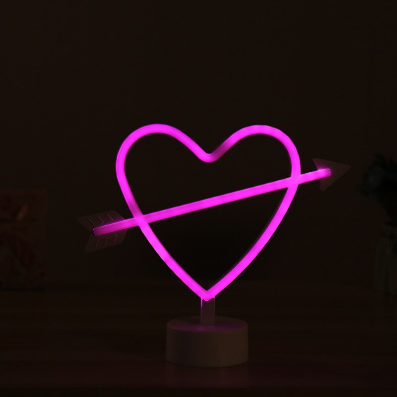 Neonljus färgglad regnbåge anpassad nattlampa för rummet hem fest bröllop dekoration jul neon lampa ins stil belysning: Stil 9