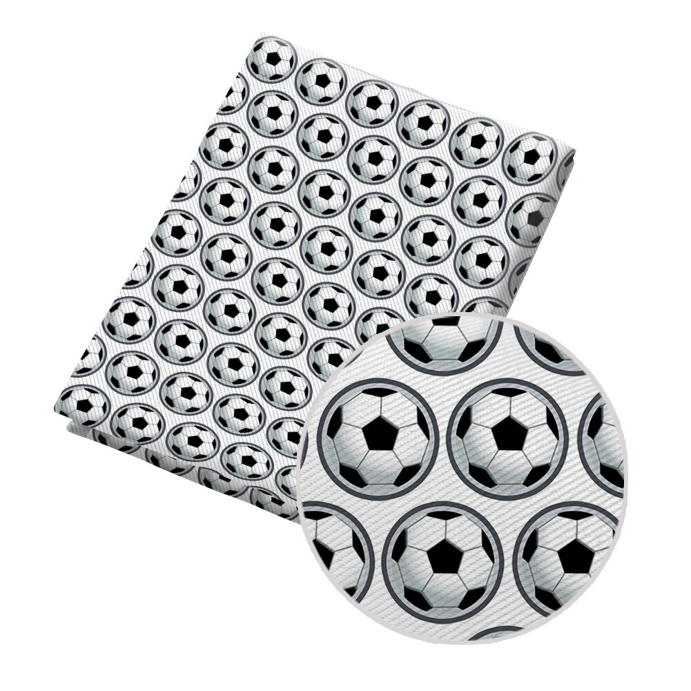 Twill Printed Sports Football Pattern DIY Twill Fabric Kids Sewing Patchwork Cloth Sheet 50*145cm: PL1102