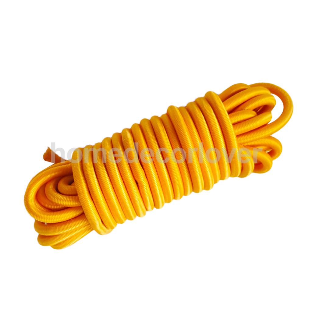 4mm x 10 meter sterk elastisch bungee-koord schokkoord vastbinden doe-het-zelf verschillende kleuren