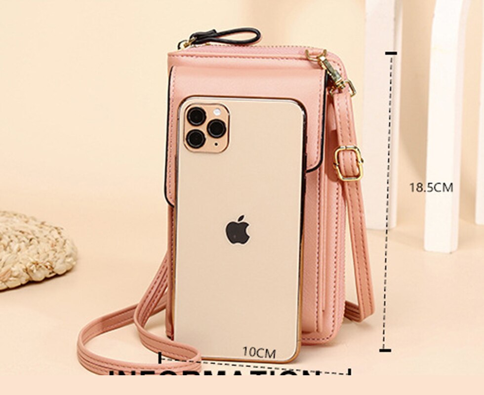 PU Leather Small Shoulder Bag Casual Handbag Crossbody Bags for Women Phone Pocket Girl Purse Mini Messenger Bags