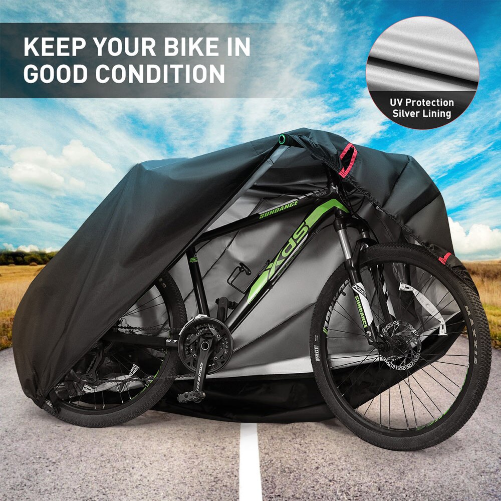 Dsycar 1 set 210d oxford cykelskydd, uv damm sol vindtätt utomhus vattentätt cykelskydd för mountainbikecyklar