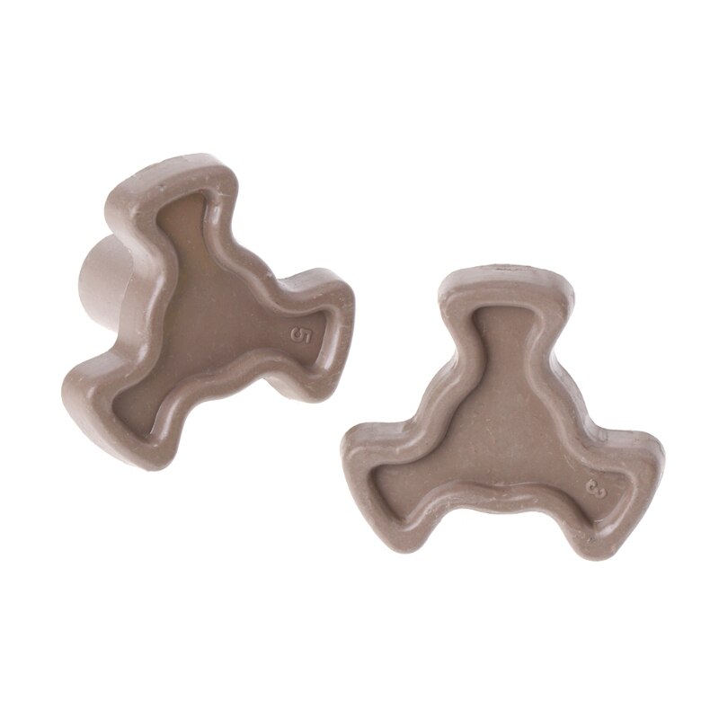 2Pcs 17mm Microwave Oven Turntable Roller Guide Support Coupler Tray Shaft