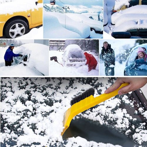Bilkøretøj holdbar sneisskraber snebørsteskovlfjernelsesværktøj til vinterisskraber