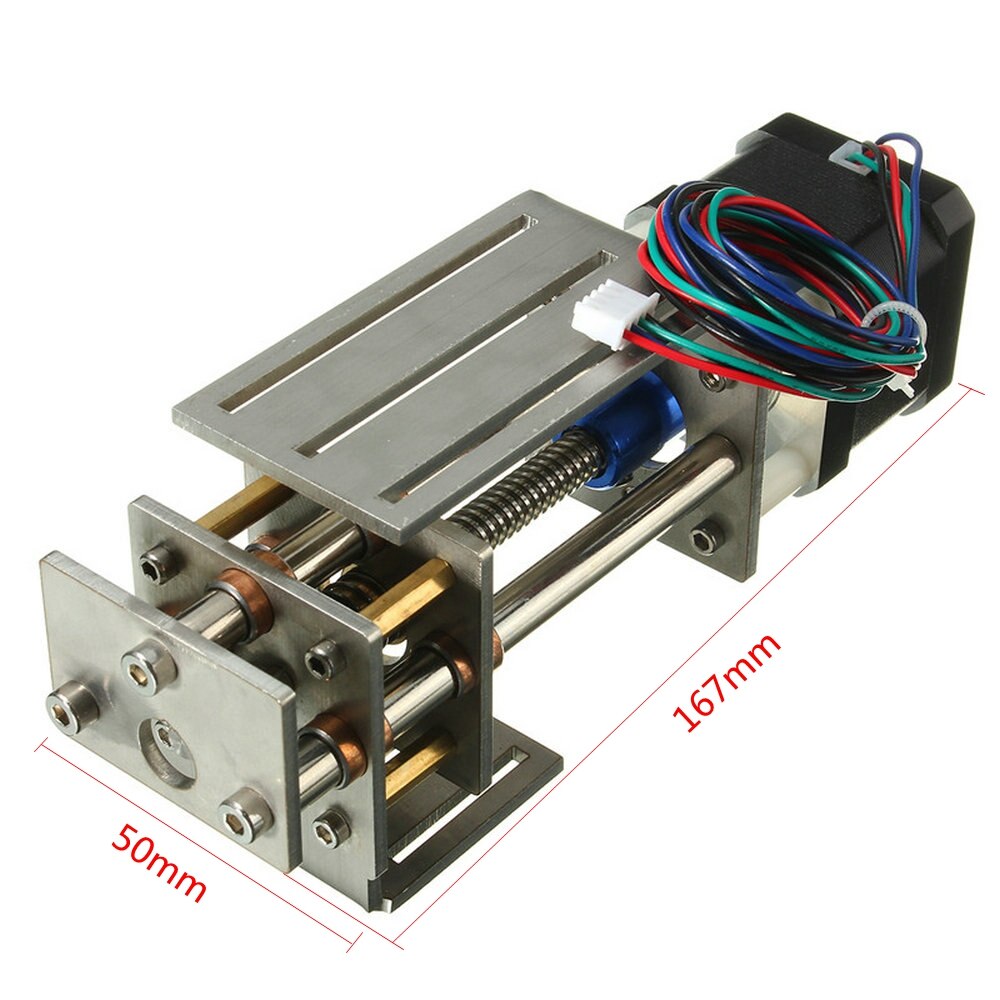 1pc z axel glidande arbetsbord 60mm 3 axlar diy fräsning linjär rörelse för cnc graveringsmaskin