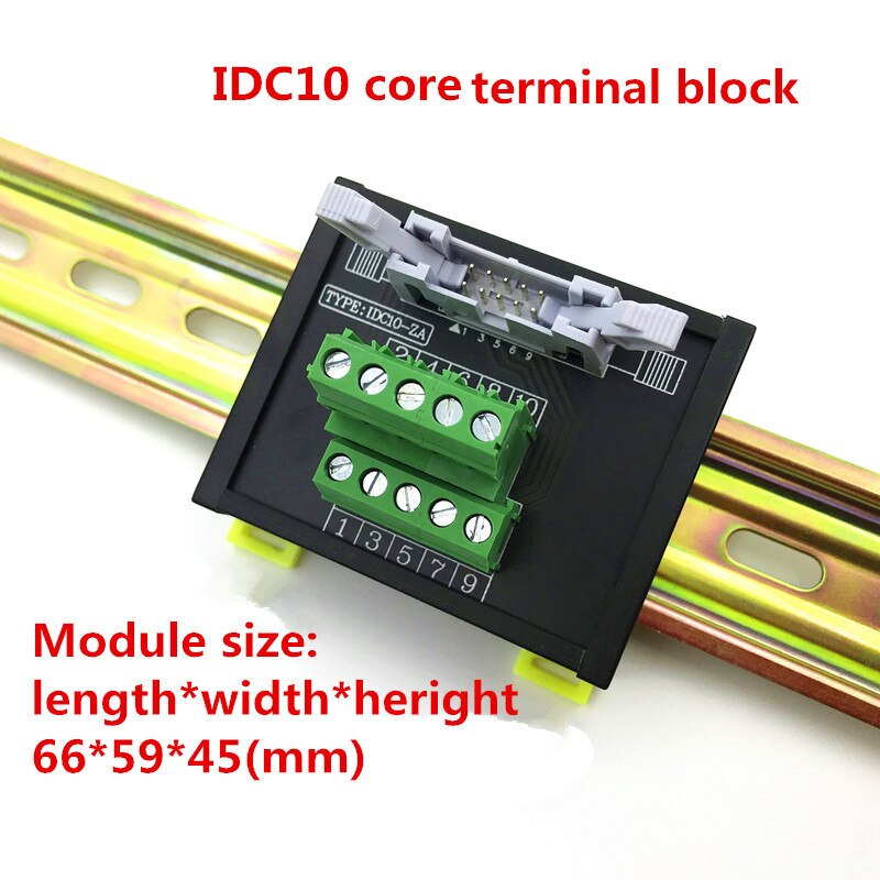 IDC10-ZA relay terminal PLC transfer terminal wiring board transfer board horns relay terminal station acquisition card