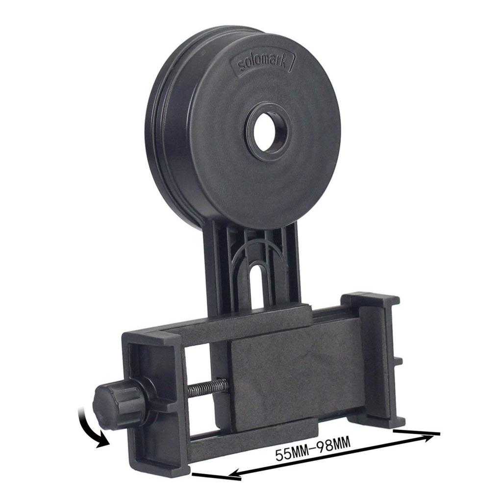 Telescoop Adapter Houder Verrekijker Mount Ondersteuning Mobiele Telefoon 55-98Mm Breedte Voor Iphone Huawei