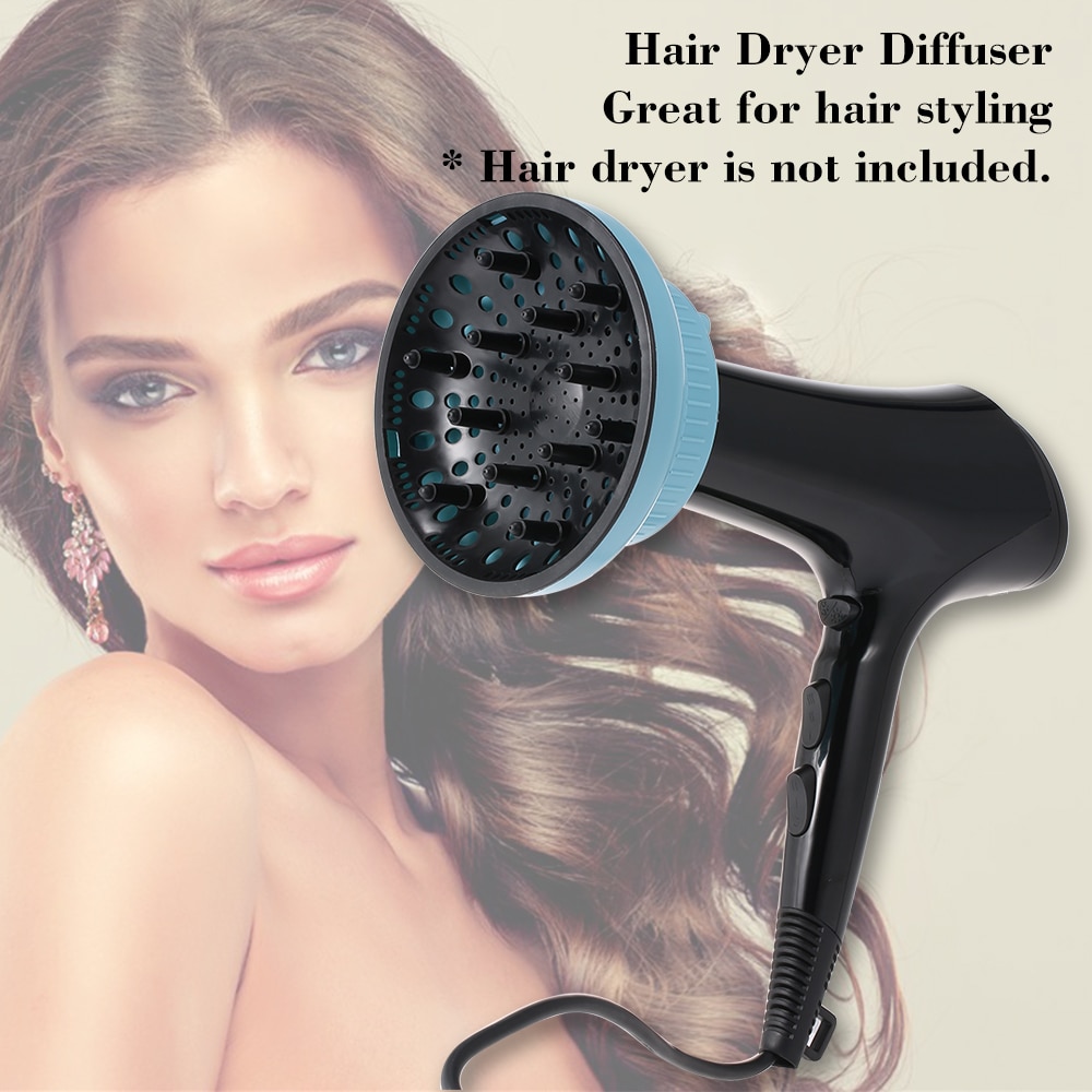 Cubierta del difusor del secador de pelo para salón, accesorio de estilismo rizado y ondulado, boquilla para secador de pelo Universal, accesorios para secadores de pelo