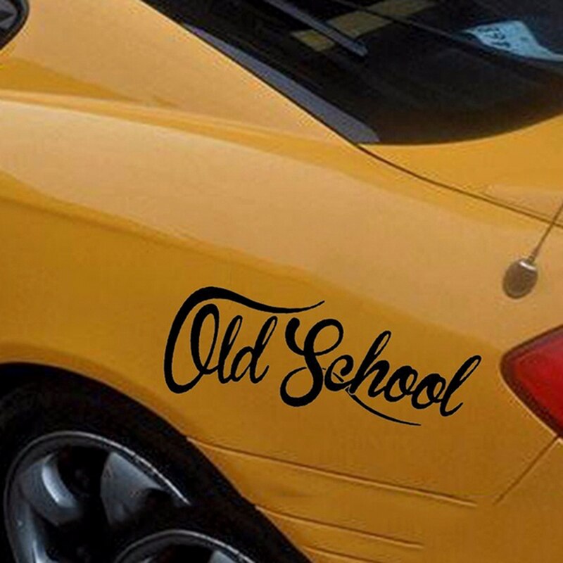 Old School Car Sticker Auto Euro Vinyl Oldstyle Vintage Vinyl Decals Waterproof