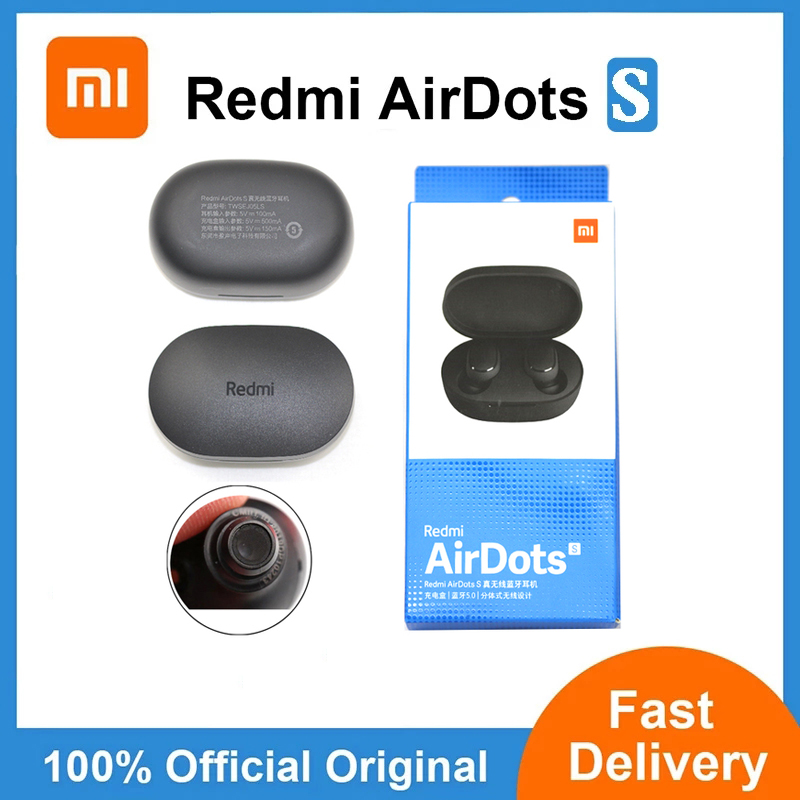 Xiaomi-auriculares inalámbricos Redmi Airdots S, audífonos originales Mi Tws con Bluetooth, Control IA, auriculares para videojuegos con micrófono y reducción de ruido