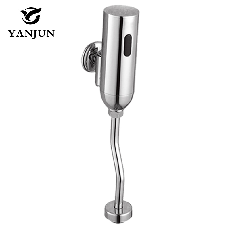 YanJun Wc Uinal Sensor Spoelklep Wc Automatische Spoelklep Urinoir Flushometer Gepolijst Chroom Y-6312