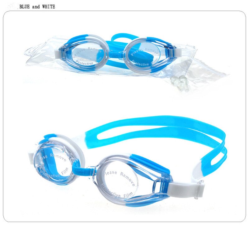 1pcs Men Women Swim Glasses Anti Fog UV Protection Swim Eyewear Electroplate Adjustable Waterproof Swimming Goggles