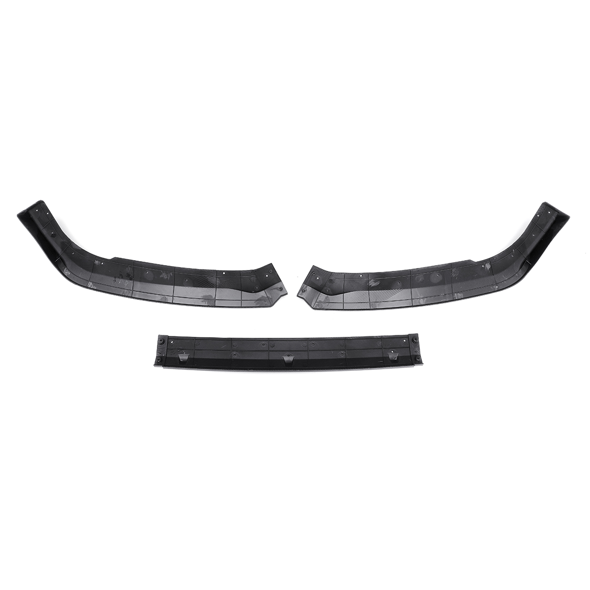 3 Pcs Car Front Bumper Splitter Lip Spoiler Deflector Lips Diffuser Body Kits For Honda For Accord 4Dr Model