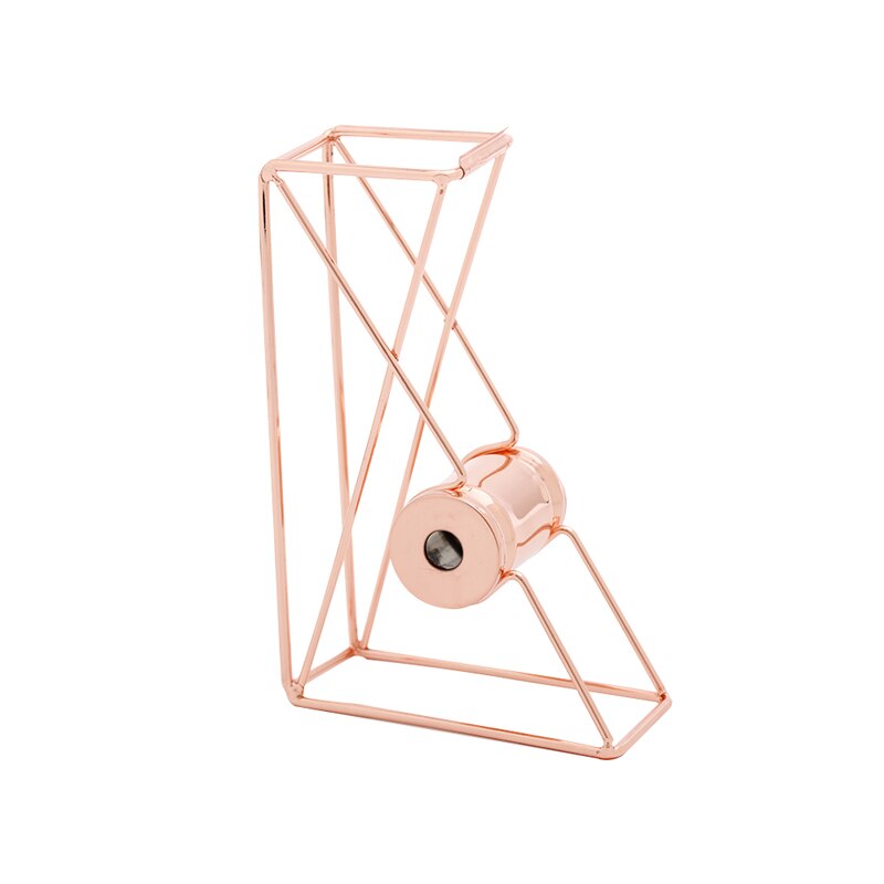 Rose Gold Tape Cutter Stationery Washi Tape Dispenser Storage Organizer Cutter Tool Office Supplies